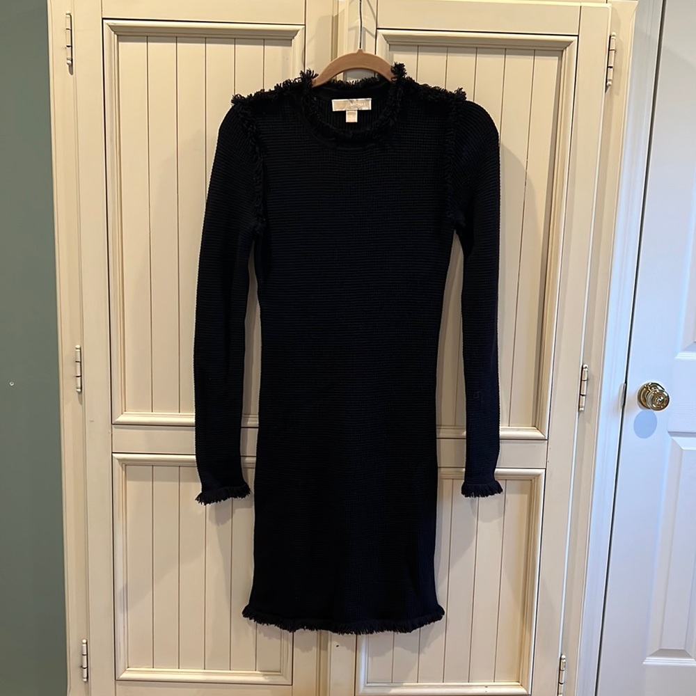 Michael kors navy waffle knit dress